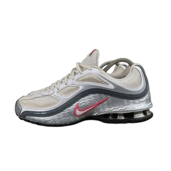 Nike Shoes Womens 8 Athletic Trainers Reax Run 5 Sport Active Comfort White Grey - Picture 3 of 14